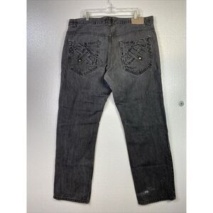 Vintage Red Ape Jeans Mens 42 Relax Fit‎ Straight Gray Denim Y2K  Skate Pants